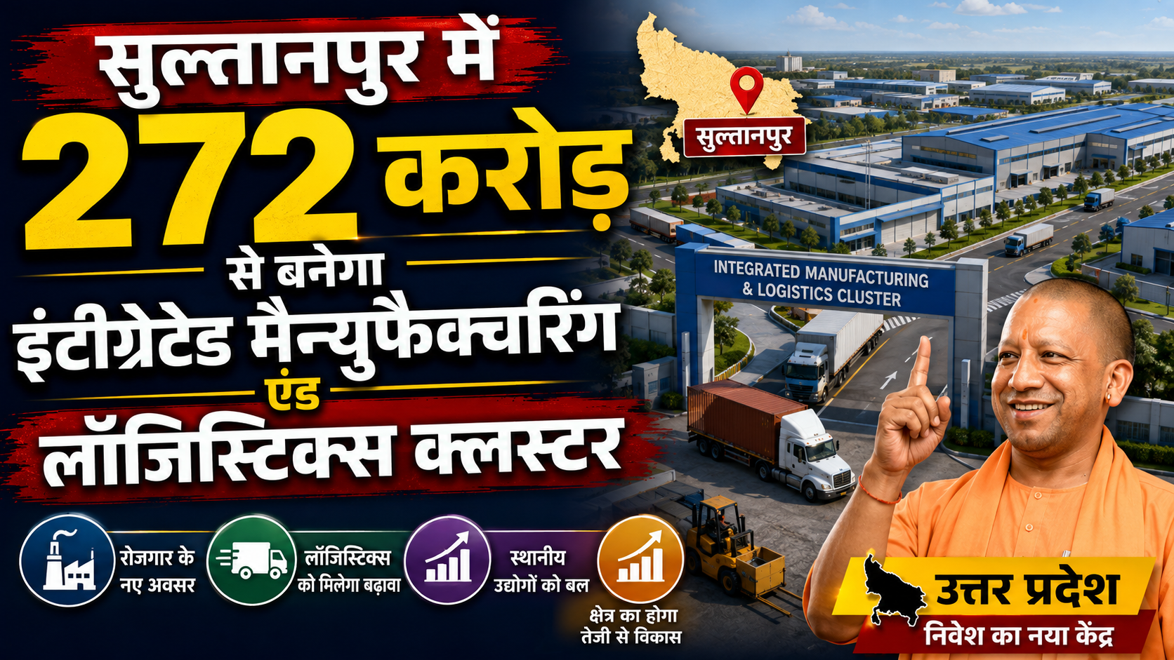 पूर्वांचल एक्सप्रेसवे के समीप विकसित होगा औद्योगिक क्लस्टर, कैबिनेट ने अवस्थापना विकास के प्रस्ताव को दी मंजूरी
