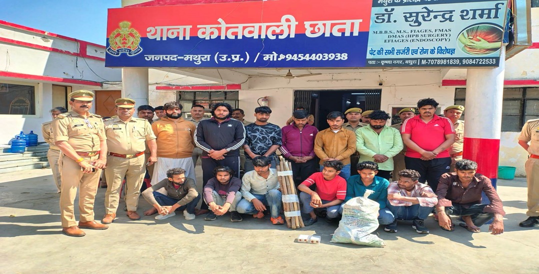 पुलिस ने फरसा वाले बाबा की मृत्यु के बाद नेशनल हाईवे जाम करने व पथराव करने वाले अभियुक्तों को जेल भेजा