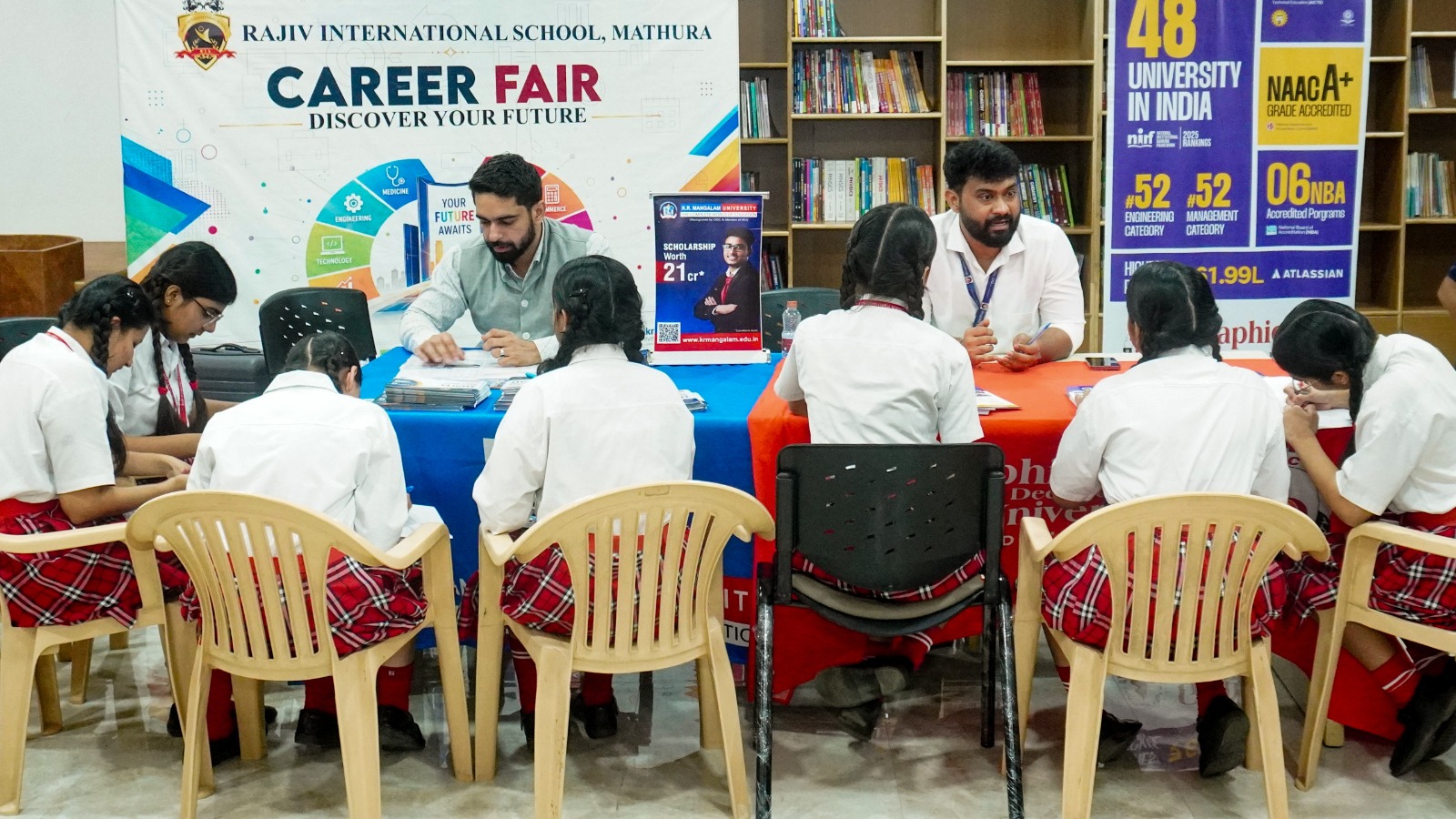 राजीव इंटरनेशनल स्कूल में तथास्तु एज्यूकेशन फेयर आयोजित, शिक्षा विशेषज्ञों ने छात्र-छात्राओं की करियर दुविधा को किया दूर